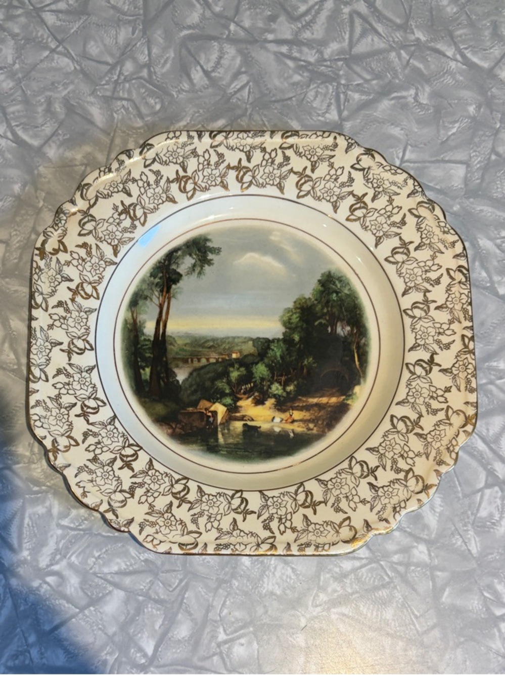 1940s BCM/Nelson Ware Made in England. Turner “Crossing the Brook”